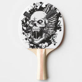 Schädelhauptjäger-Graffiti Tischtennis Schläger