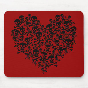 Schädelherz Mousepad