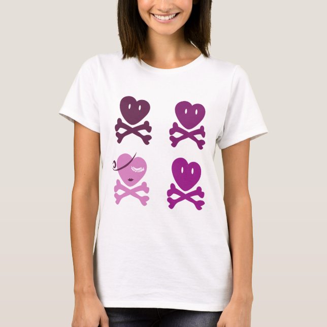 Schädelherz T-Shirt (Vorderseite)