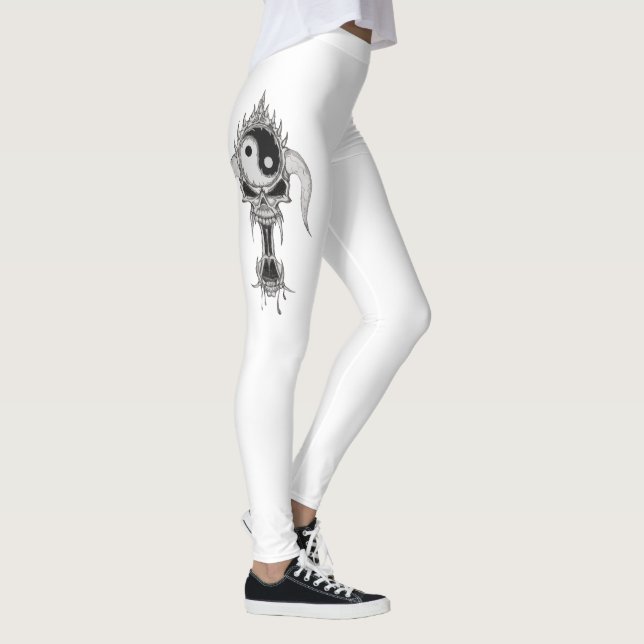 Schädelknochen Leggings (Rechts)
