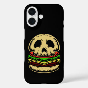 Schädelknochen-Totenspeckenburger iPhone 16 Hülle