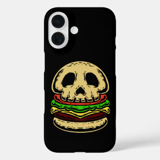 Schädelknochen-Totenspeckenburger iPhone 16 Hülle