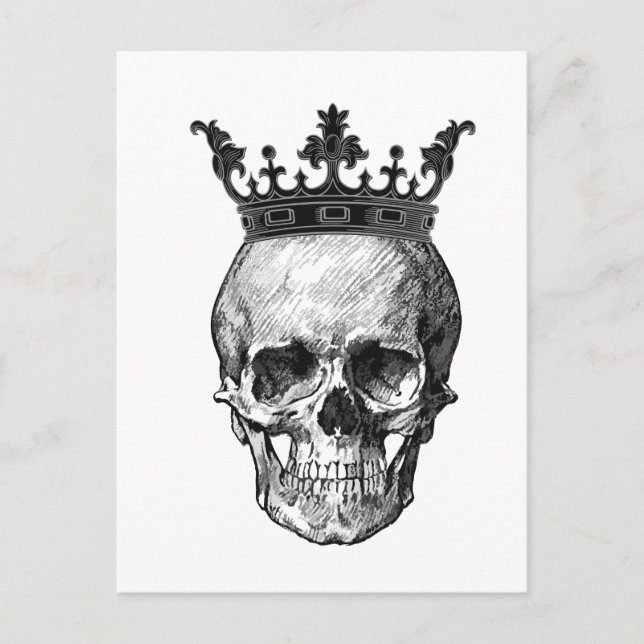 Schädelkönig Postkarte (Vorderseite)