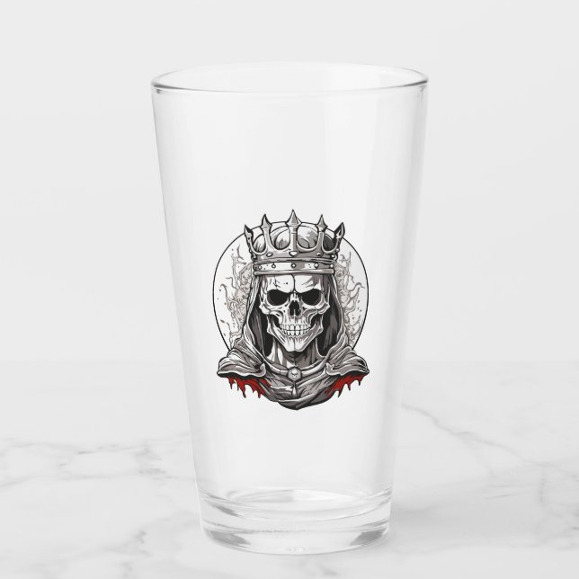 SCHÄDELKÖNIGIN GLAS (Vorderseite)