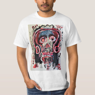 Schädelkopf. T-Shirt