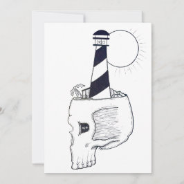 Schädelkunst Feiertagskarte