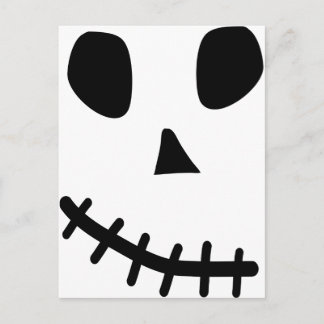 Schädellächeln Postkarte