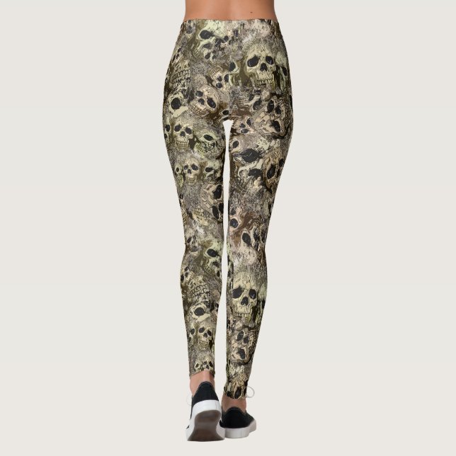 Schädelpilze Leggings (Rückseite)