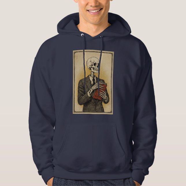 Schädelporträt Hoodie (Vorderseite)