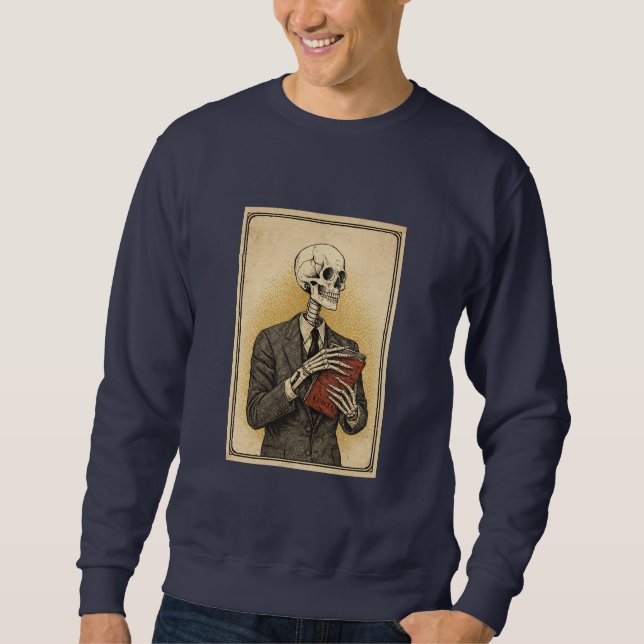 Schädelporträt Sweatshirt (Vorderseite)