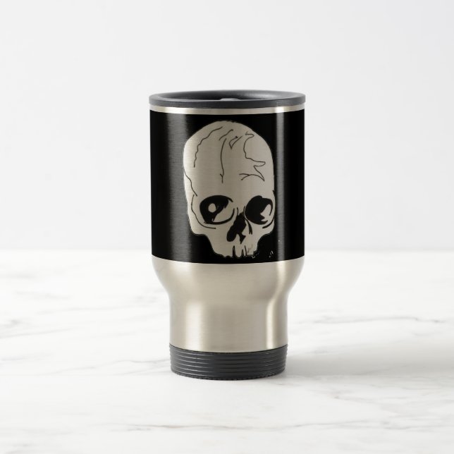 Schädelreise-Tasse Reisebecher (Mittel)