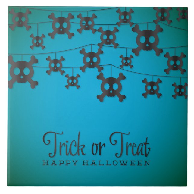 Schädelsaite Fliese (Vorderseite)