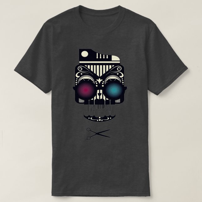 Schädelschere 1 T-Shirt (Design vorne)