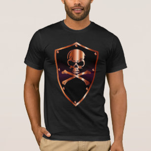 Schädelschild T-Shirt