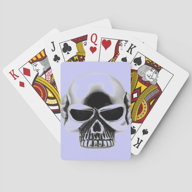 Schädelspielkarten Spielkarten (Rückseite)