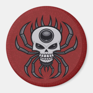 Schädelspinne Magnet