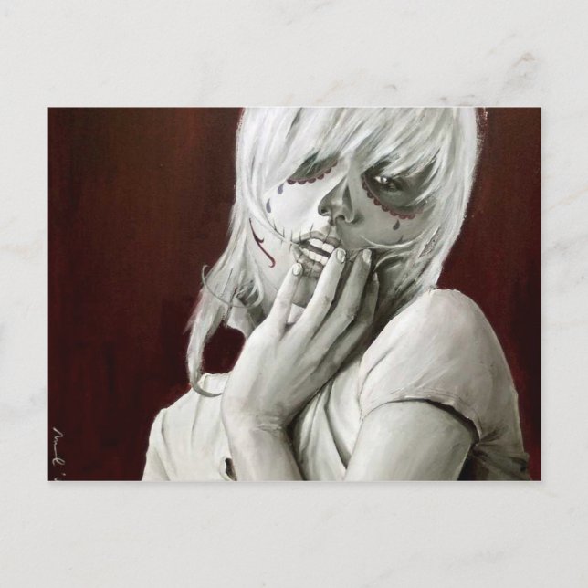 Schädelsüßigkeit Postkarte (Vorderseite)