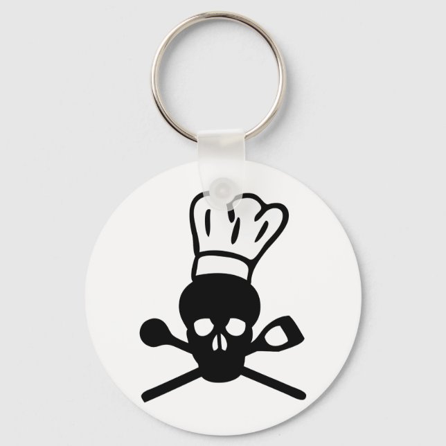 Schädelsymbol Schlüsselanhänger (Vorderseite)
