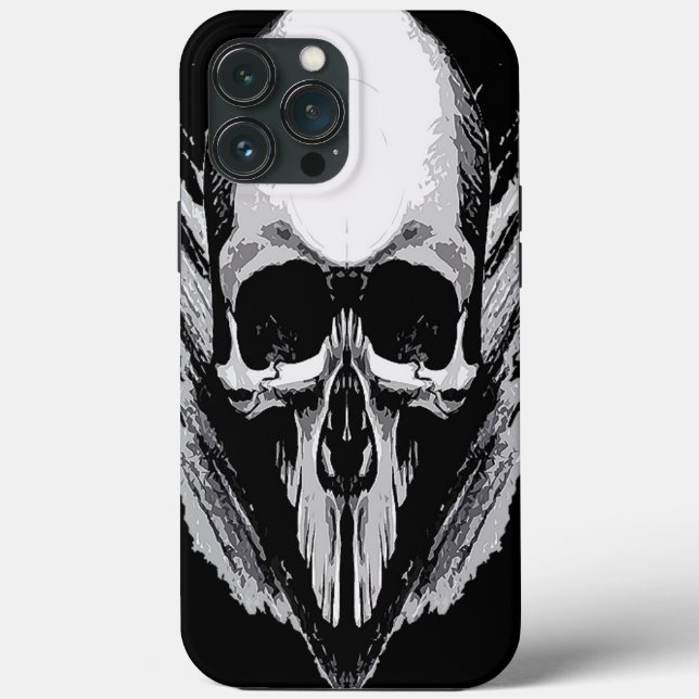 Schädelvektor-Poster Case-Mate iPhone Hülle (Rückseite)