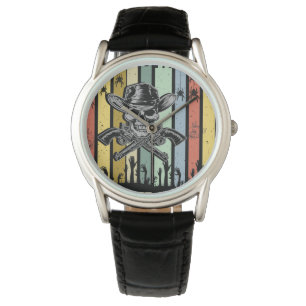 Schädelwaffe, Halloween-Nacht Armbanduhr