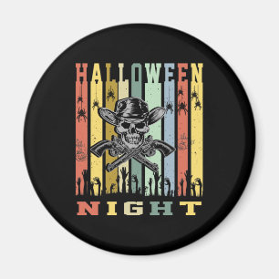 Schädelwaffe, Halloween-Nacht Magnet