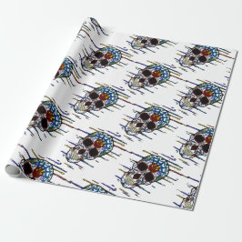 Schädelzucker Geschenkpapier