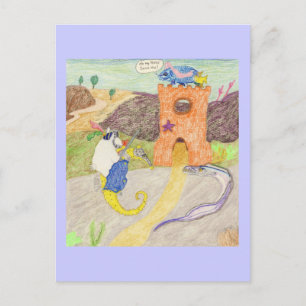 Schaden in Not Postkarte