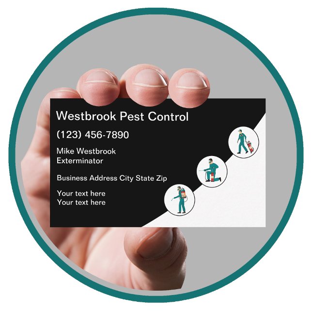 Schädlingsbekämpfung Kontrolle Visitenkarte (Von Creator hochgeladen)