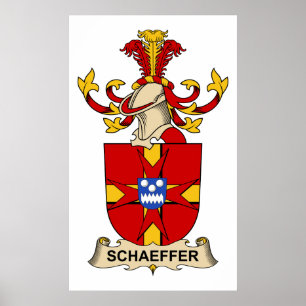 Schaeffer Familienwappen Poster
