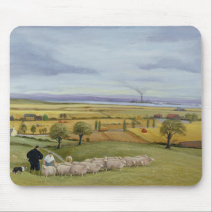 Schaf-Bauers-Insel von Sheppey Mousepad