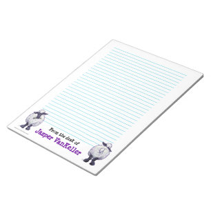 Schaf-Briefpapier Notizblock