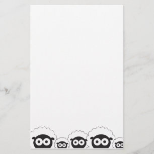 Schaf-Menge Briefpapier