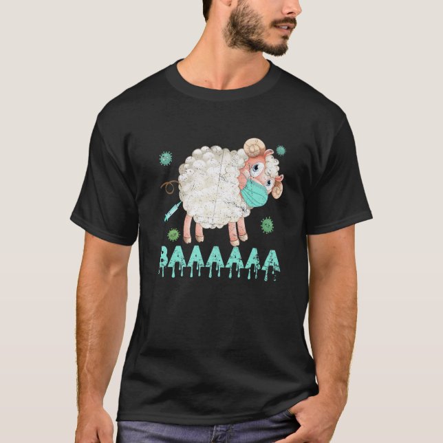 Schaf- oder Schaf-Impfstoff T-Shirt (Vorderseite)