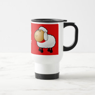 Schaf-Pipi-Mutterschaf-Tasse Reisebecher