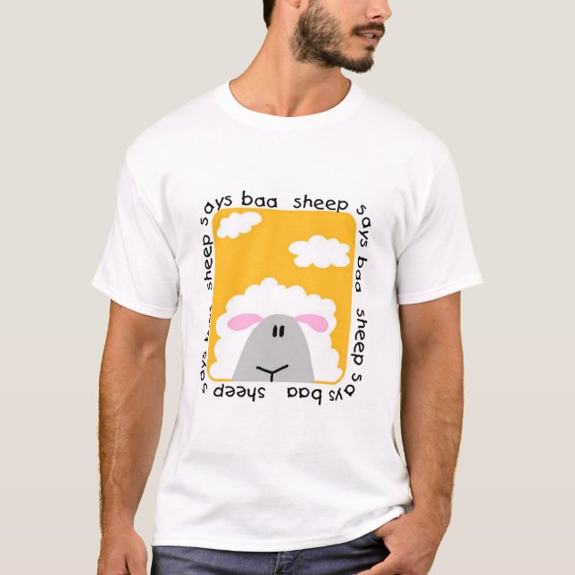Schaf sagt Blöken-T-Shirts und Geschenke T-Shirt (Vorderseite)