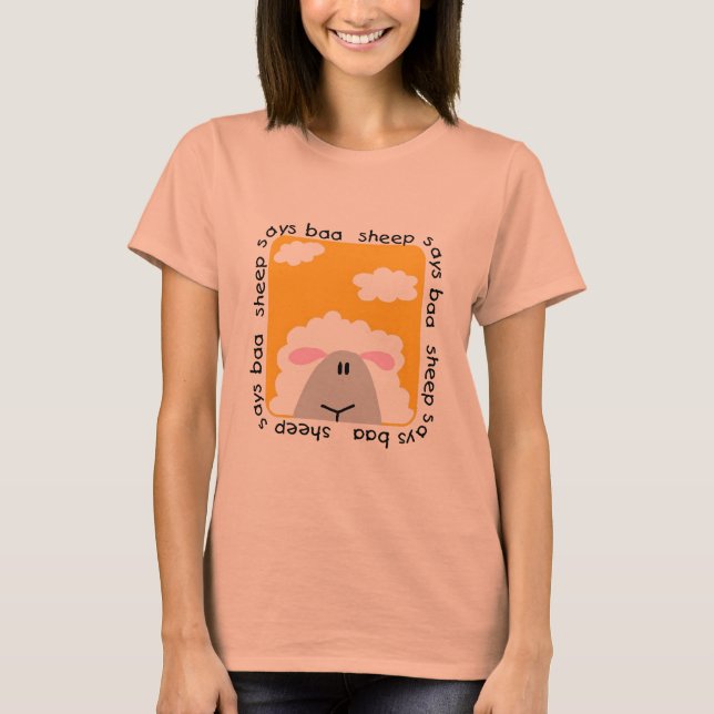 Schaf sagt Blöken-T-Shirts und Geschenke T-Shirt (Vorderseite)