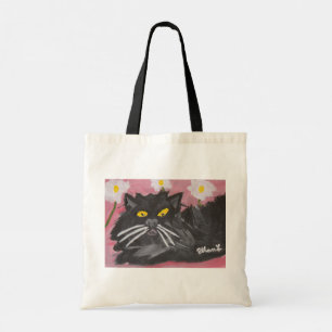 Schaf/Schwarze Katze Totbeutel Tragetasche