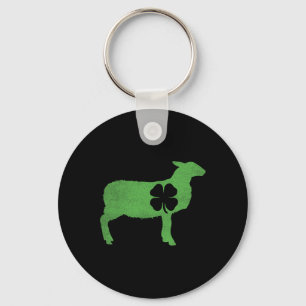 Schaf Shamrock St Patricks Day Irischer Heiliger P Schlüsselanhänger
