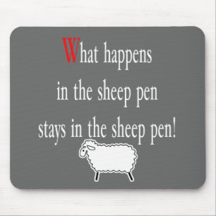 Schaf-Stift Mousepad