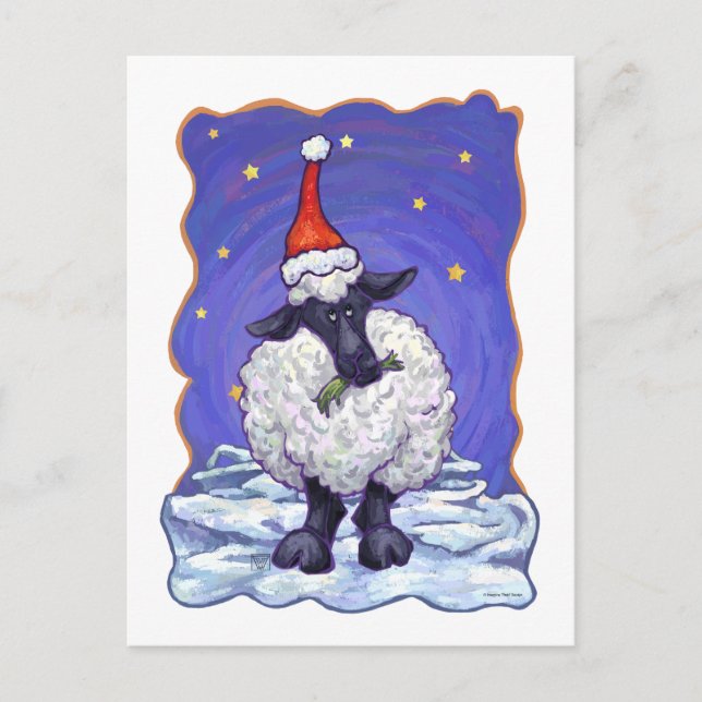 Schaf Weihnachten (Vorderseite)