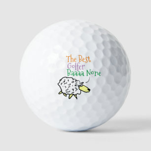 Schafdesign für einen Golfer Golfball