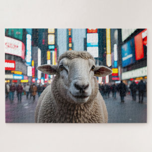 Schafe auf dem Times Square
