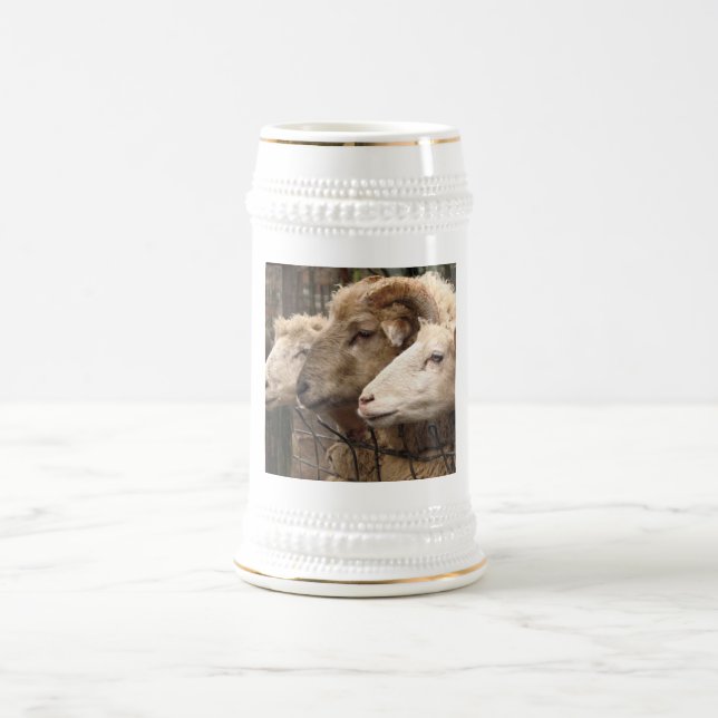 Schafe Bierglas (Mittel)