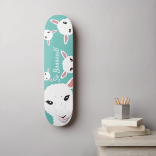 Schafe, die so schlecht Aquamarin sind, zeigen Ill Skateboard