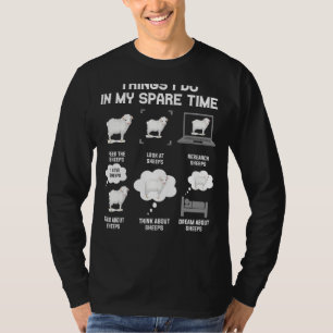 Schafe Dinge, die ich in meiner Freizeit Bauer Sch T-Shirt