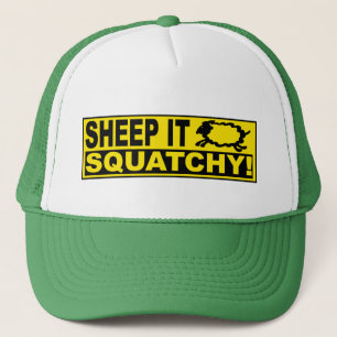 SCHAFE ES SQUATCHY! Monster-Geheimnisse Truckerkappe