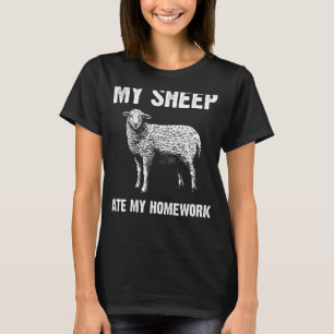 Schafe für Kinder Mädchen Jungen Besitzer Tiere T-Shirt