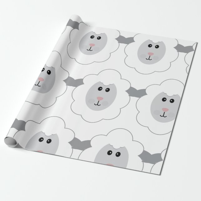 Schafe Geschenkpapier (Ungerollt)