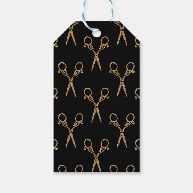 Schafe (Gold) Geschenkanhänger (Vorderseite)