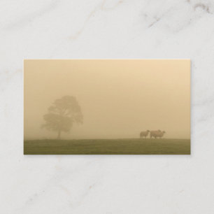 Schafe im Nebel Visitenkarte